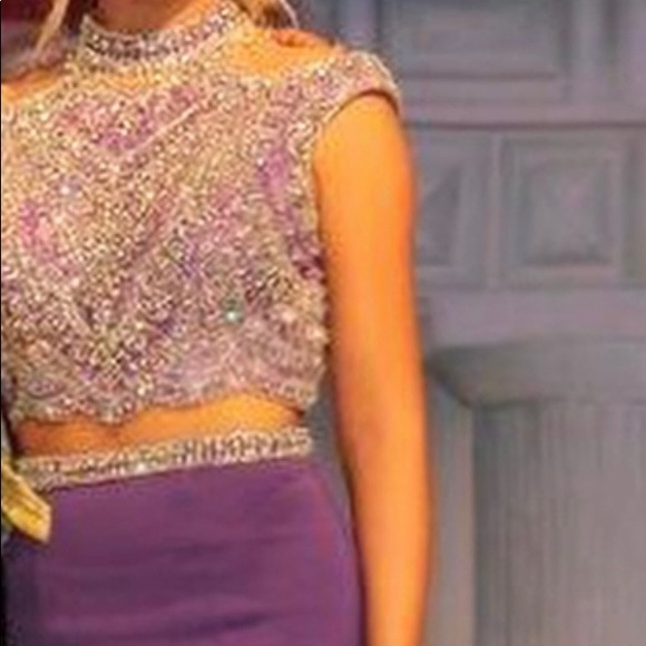 Tony Bowls Purple Dress - Picture 5 of 5